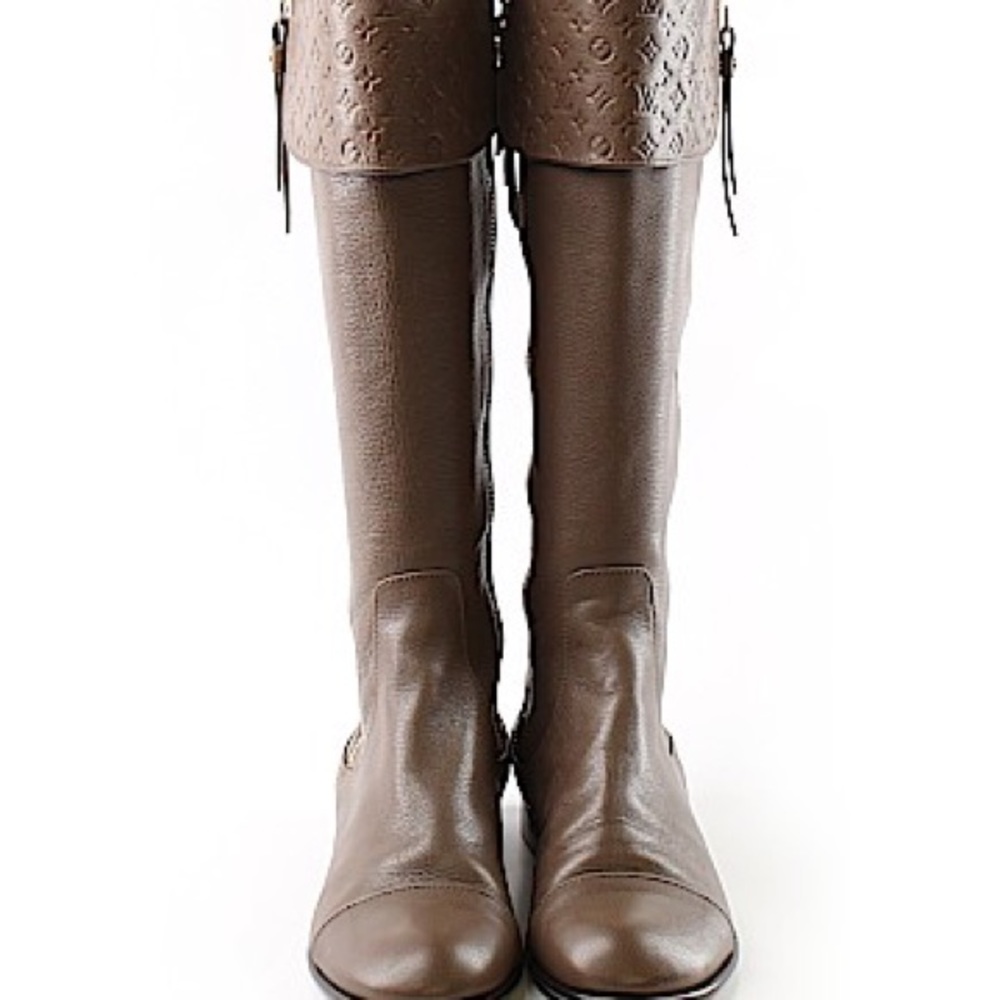 LV Tall Brown Boots size 37.5